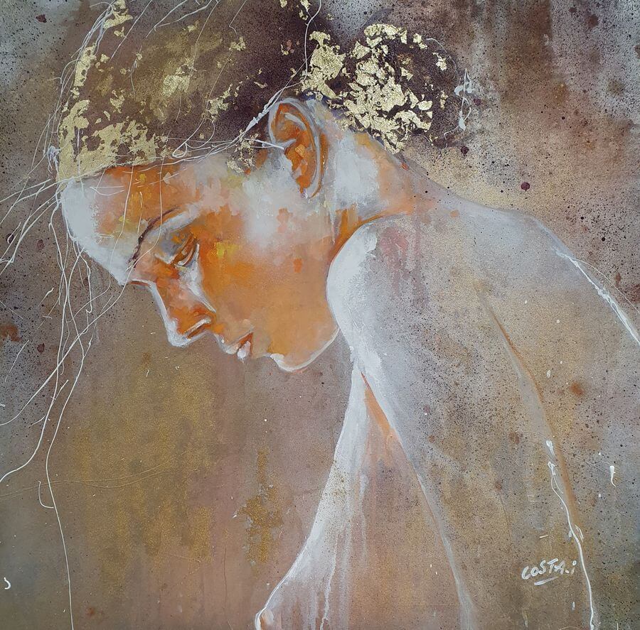 L'or, 80x80cm 2021