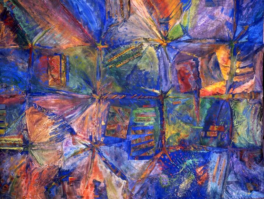 H. Fédida Dépliant 276×220 acryliques sur toile libre H. Fédida Dépliant 276x220 acryliques sur toile libre