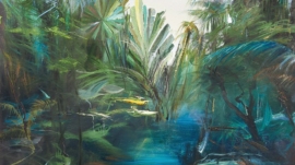FORET TROPICALE 100x100 cm