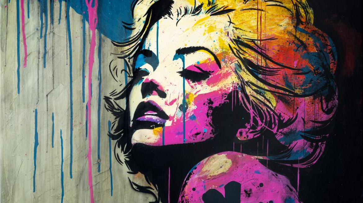 Street-dreams-of-Marilyn-tableau-pop-art-copyright-john-beckley