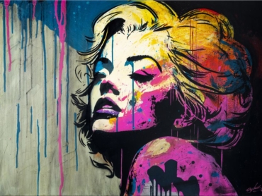 Street-dreams-of-Marilyn-tableau-pop-art-copyright-john-beckley
