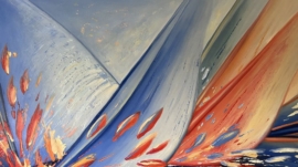 VITESSE Huile 116 X 89 cm