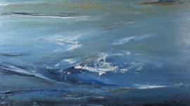 15 Carnet Nelly Sage tourment, acrylique sur coton, 80 x 120, 4cm, 14 01 2024 copie