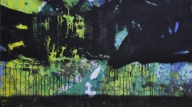 Paradis new, 130 cm x 130 cm , Carole Delaye