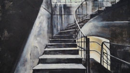 le SAS de l escalier dim 92x73