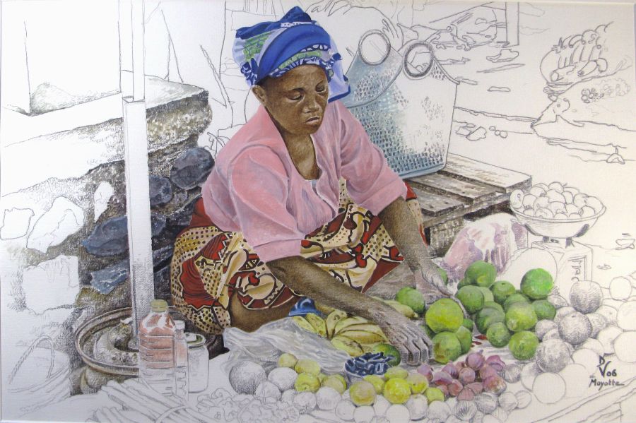 En reserve expo Mucem ete 2026-Marche mahorais-sous-verre-Crayon et acrylique sur papier-65x50cm-2006_web En reserve expo Mucem ete 2026-Marche mahorais-sous-verre-Crayon et acrylique sur papier-65x50cm-2006_web
