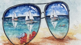 "Vision estivale"
Aquarelle 24" x 30"