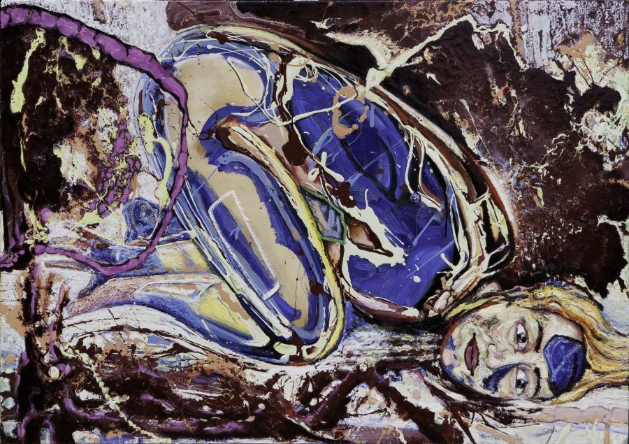 50 Figures, 116x89 cm