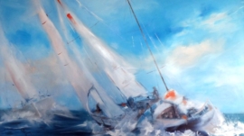 Course océanique HST 70x100 cm 2024