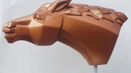 cheval ocre