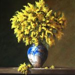 3-Mimosa-dans-un-vase-de-Chu-Teh-Chun
