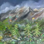 Cueillette-des-morilles-Huile-sur-toile-50-x-50-cm-2025