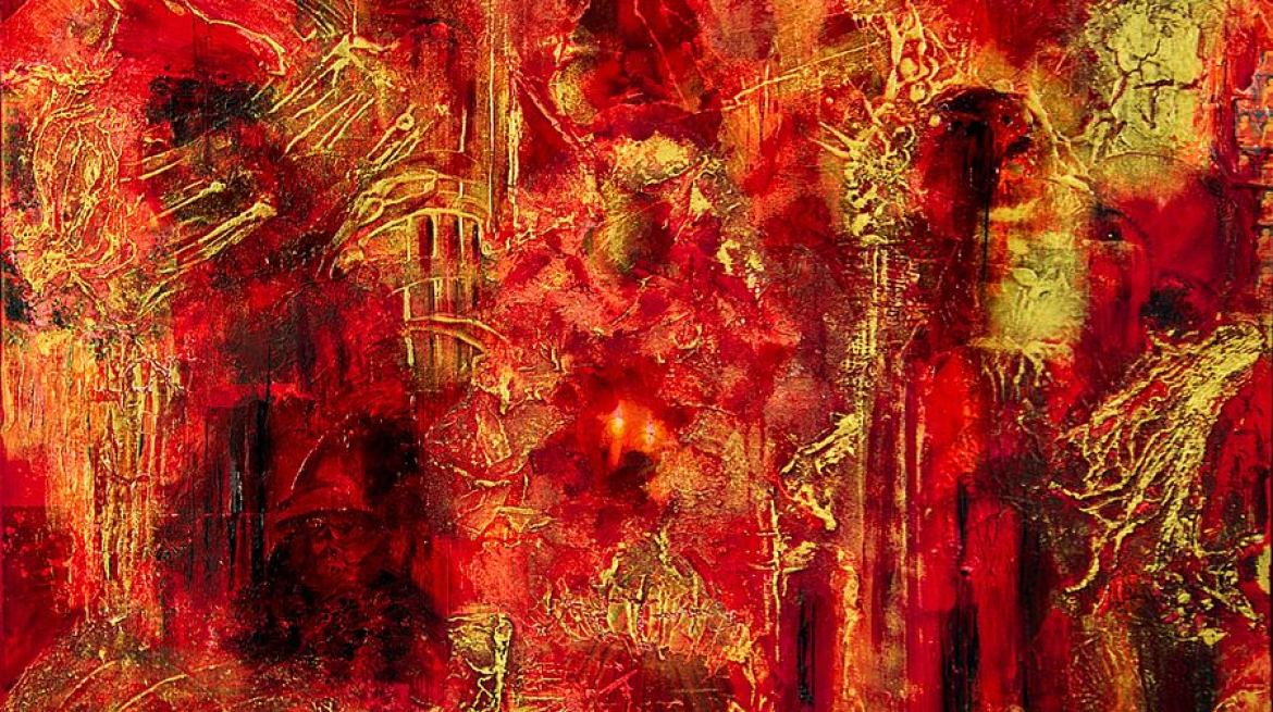 2023-Red-Right-Hand-100X100-techinque-mixte-300