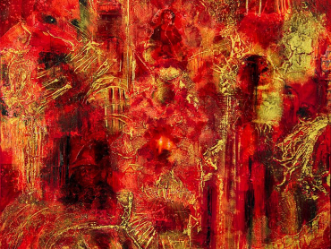 2023-Red-Right-Hand-100X100-techinque-mixte-300