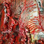 2025-01-Le-fruit-beni-de-vos-entrailles_100X100-technique-mixte-3300