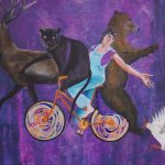 On-my-bike-acrylic-on-canvas.-150_200cm-Juin-2019-jpeg