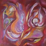 3-les-demoiselles-peinture-acrylique-et-pastel-80x80-1