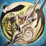 5-les-larmes-de-labeille-30x30-peinture-acrylique