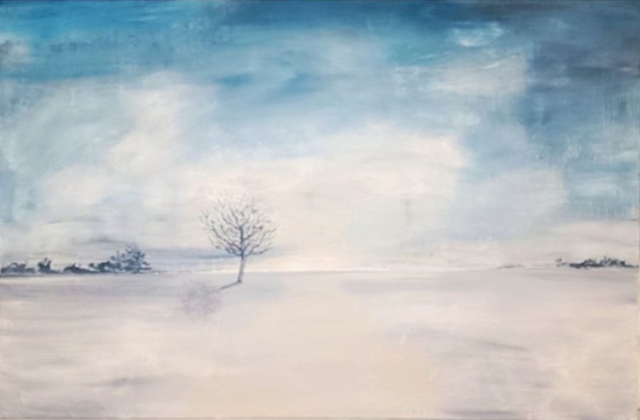 Plaine-dans-la-lumiere-dhiver-Cat-Kartal-40x60cm